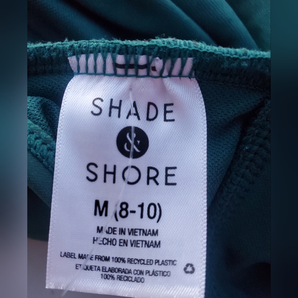 Shade & Shore Women's One Shoulder Plunge Cut Out One Piece Swimsuit - Picture 5 of 5